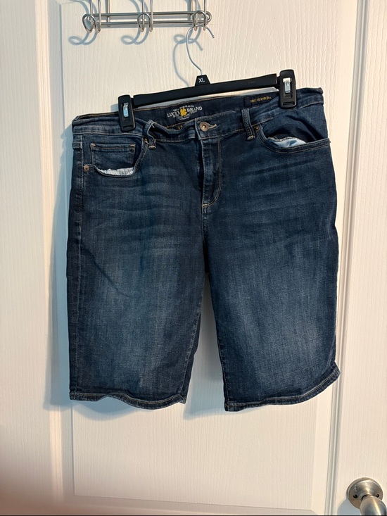 Lucky Brand Pants - Lucky Brand Indigo Blue Denim Bermuda Shorts